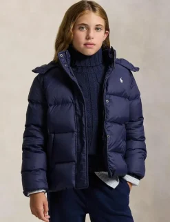 Down Hooded Jacket - Dunjackor & fodrade jackor