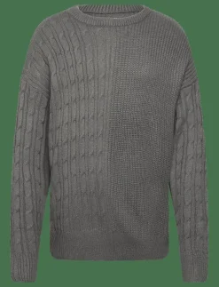 DP Knitted Combined Sweatshirt - Rundhalsad