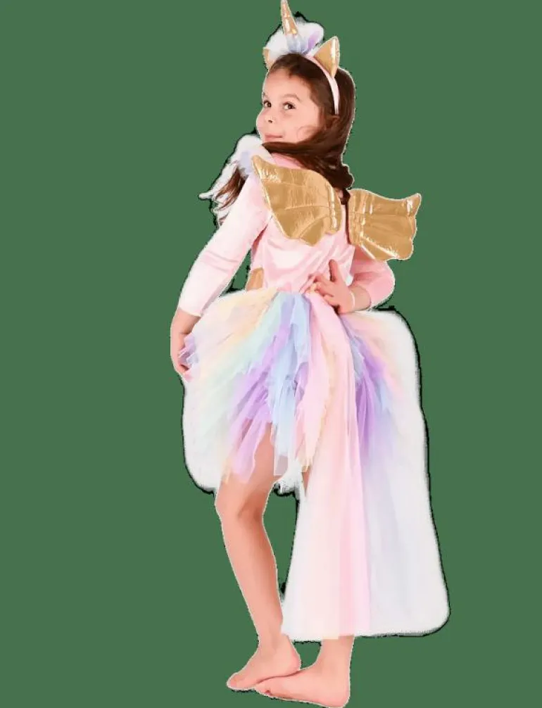 DRESS UNICORN w DIADEM - Maskeradkläder