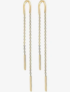 Earring Hoop Chain - Hängande örhängen