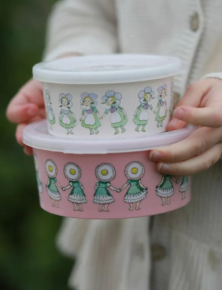 Elsa Beskow Blomsterfesten, Snackbox, 2-pack - Lunchlådor