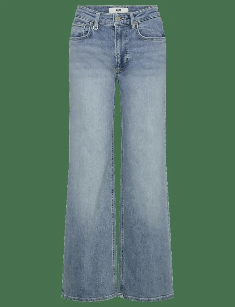 EVA WIDE MIRAGELIGHT VINTAGE INDIGO - Vida byxor