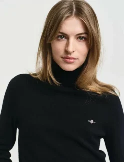 EXTRAFINE LAMBSWOOL BLEND ROLLNECK - Polotröjor