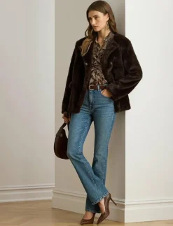 Faux-Fur Coat - Fuskpäls