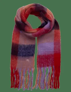 FC FLUFFY CHECK SCARF - Halsdukar