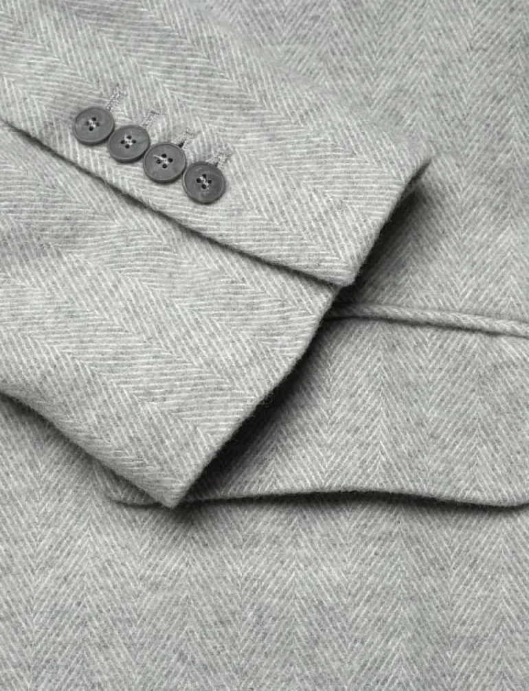 FEODORA JACKET SOFT HERRINGBONE - Enkelknäppta kavajer