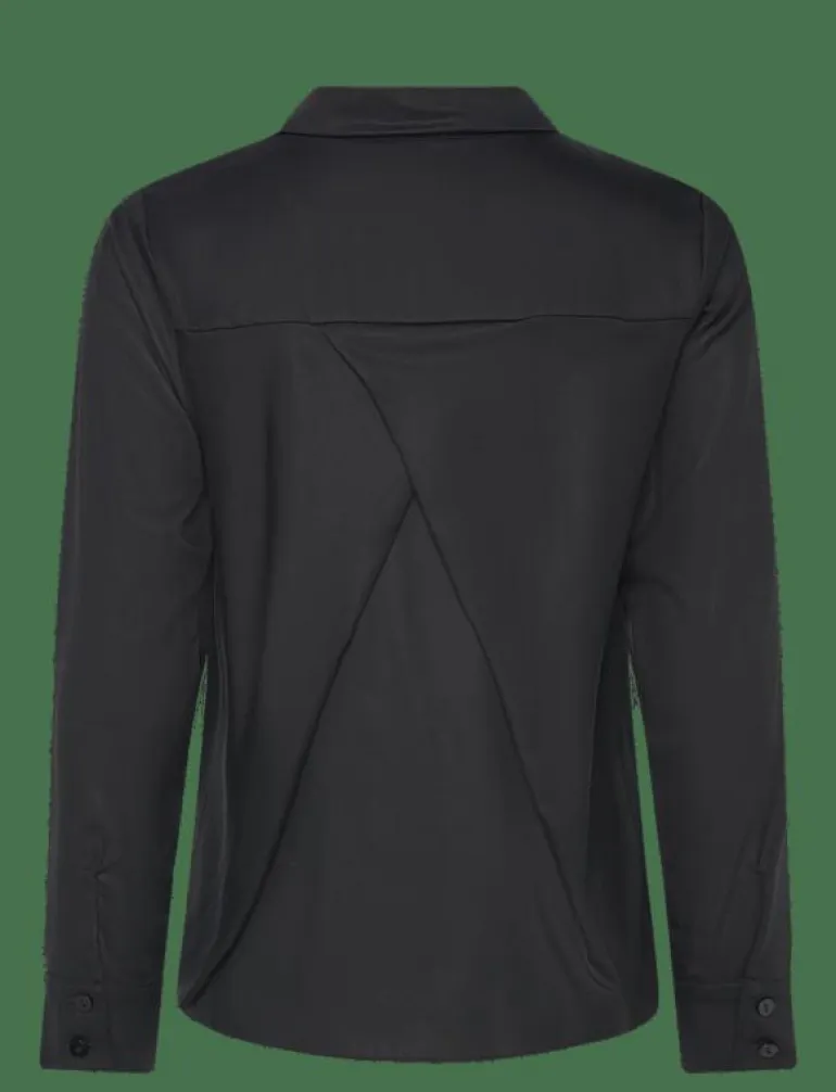 FITTED SHIRT, Solid - Långärmade