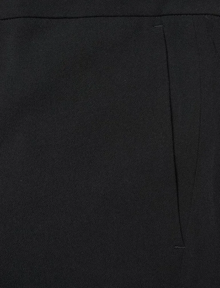 Flared Long Pants, 2273 Crepe - Kostymbyxor