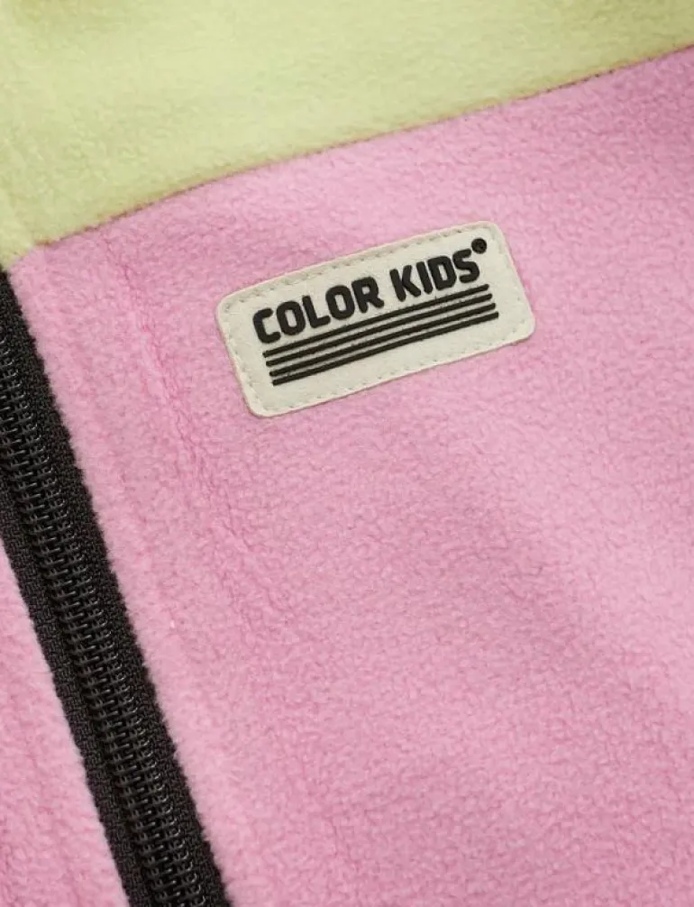 Fleece Waistcoat - Colorblock - Väst