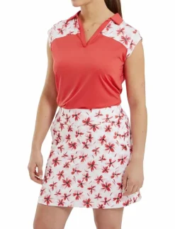 Floral Print Knit Skort - Kjolar