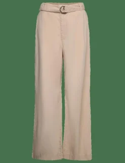 Flowy wideleg trousers with belt - Vida byxor