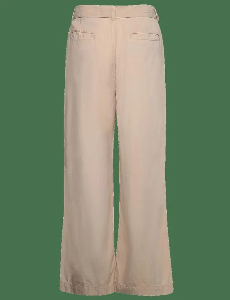 Flowy wideleg trousers with belt - Vida byxor
