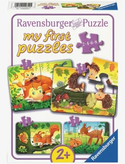 Forest Animal Fun 2/4/6/8p - Klassiska pussel