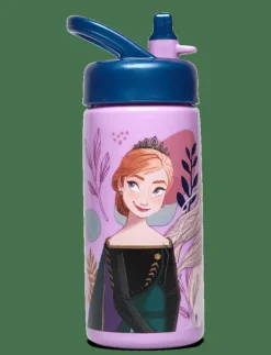 FROZEN, Water bottle with straw - Matdags