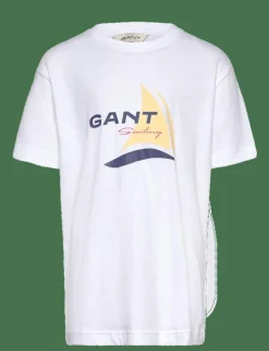 GANT SAILING GRAPHIC T-SHIRT - Kortärmade