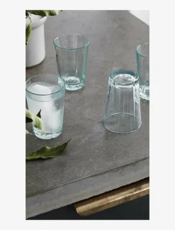 GC Recycled Vattenglas 22 cl klart grönt 4 st. - Dricksglas