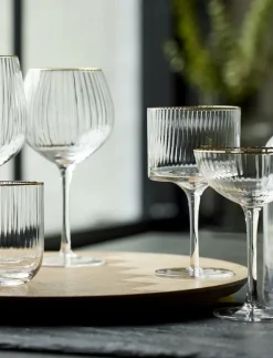 Gin & tonic glas palermo gold 32cl 4st - Ginglas
