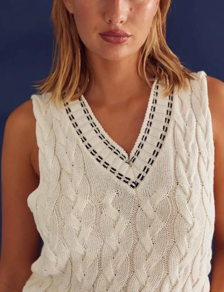 Gio Knit Vest - Stickade västar