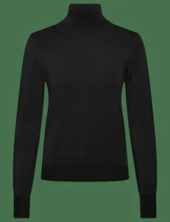 Glossy Knit Turtleneck Sweater - Polotröjor