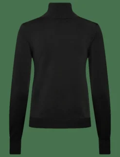 Glossy Knit Turtleneck Sweater - Polotröjor