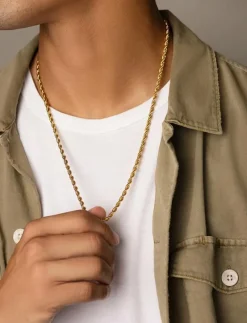 Gold Rope Chain - Halsband