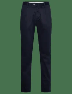 HARLEM 1PLT CHINO SATIN - Chinos
