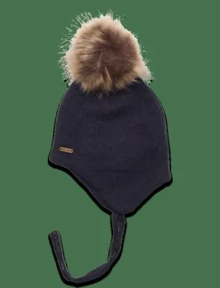 Hat w. detachable fake fur - Vintermössor