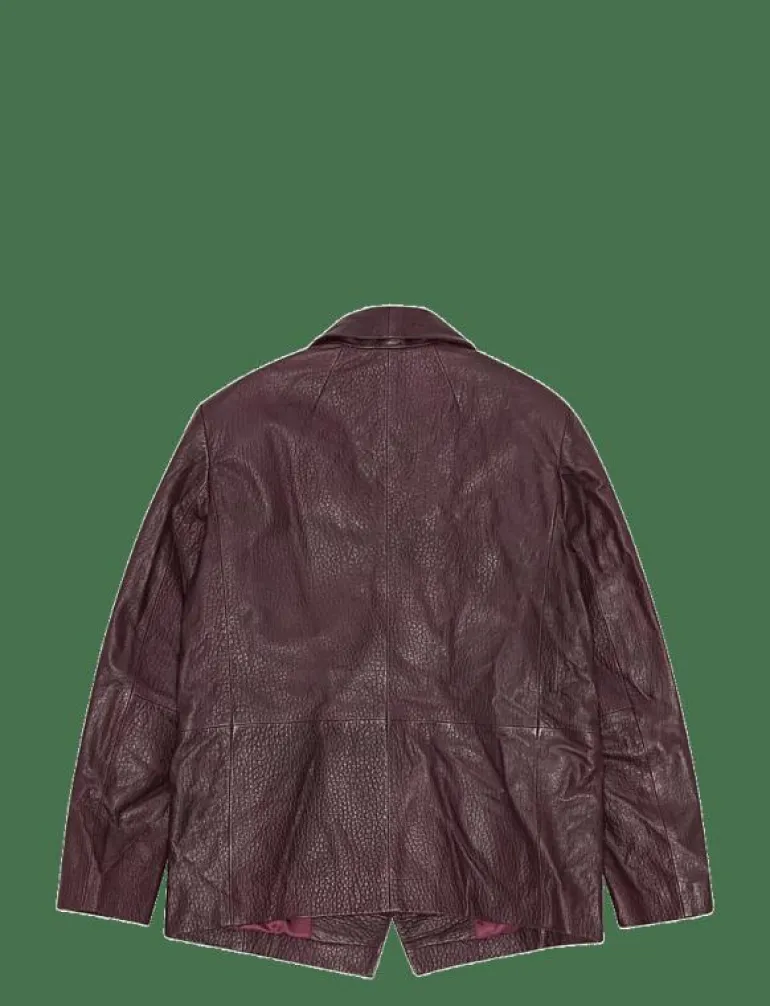 HEAVY LEATHER BLAZER - Skinnjackor