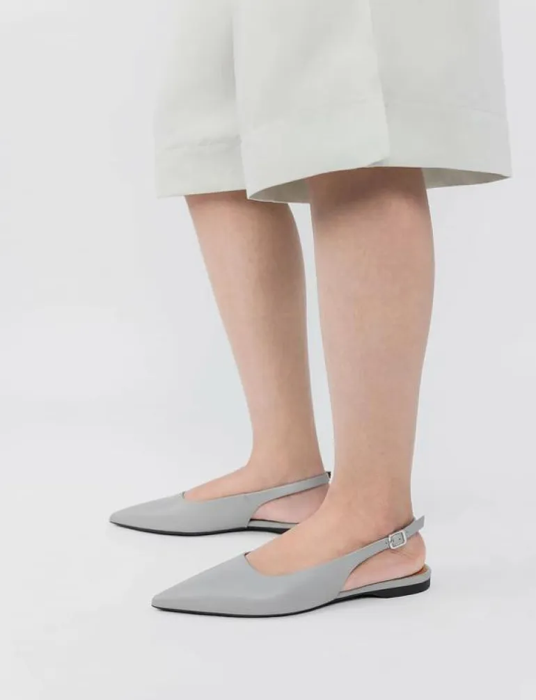 HERMINE - Platta slingbacks