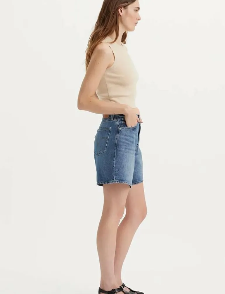 HIGH BAGGY SHORT WORN MEMORY S - Jeansshorts