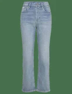 HIGH RISE STRAIGHT LT CAPE - Straight jeans