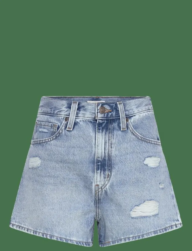HIGH WAISTED MOM SHORT LIGHT T - Jeansshorts
