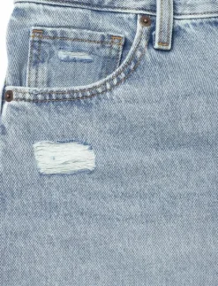 HIGH WAISTED MOM SHORT LIGHT T - Jeansshorts