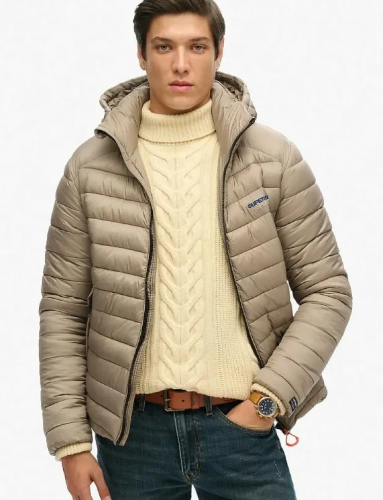 HOODED FUJI PADDED JACKET - Fodrade jackor