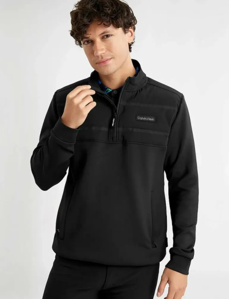 HOUSTON HYBRID HALF ZIP - Underställströja