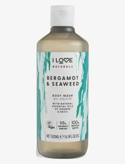 I LOVE Naturals Body Wash Bergamot & Seaweed 500ml - Kroppsvård