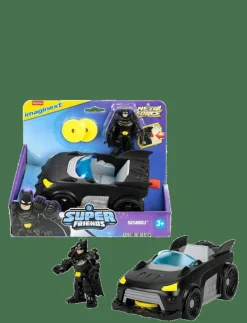 Imaginext DC Super Friends Metal Force Batmobile Toy Car & Batman Action Figure Set - Actionfigur