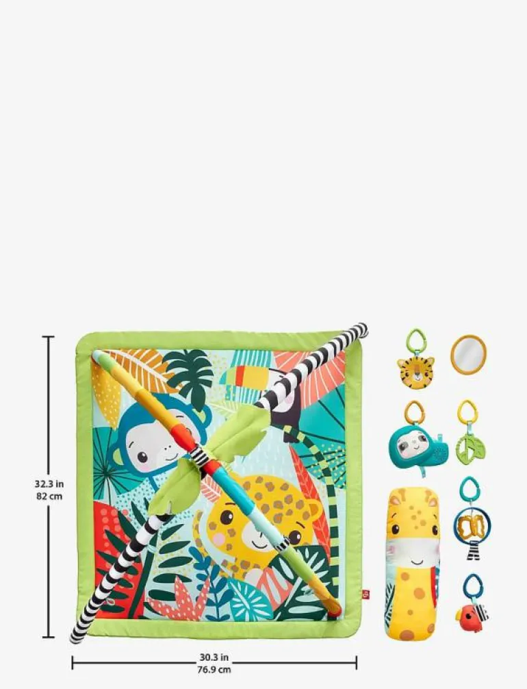 3-in-1 Rainforest Sensory Gym - Babygym