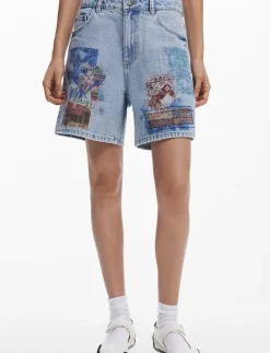 INIDAN - Jeansshorts