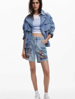 INIDAN - Jeansshorts