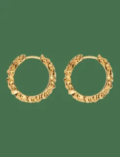 IX Crunchy Edge Earrings - Hoops
