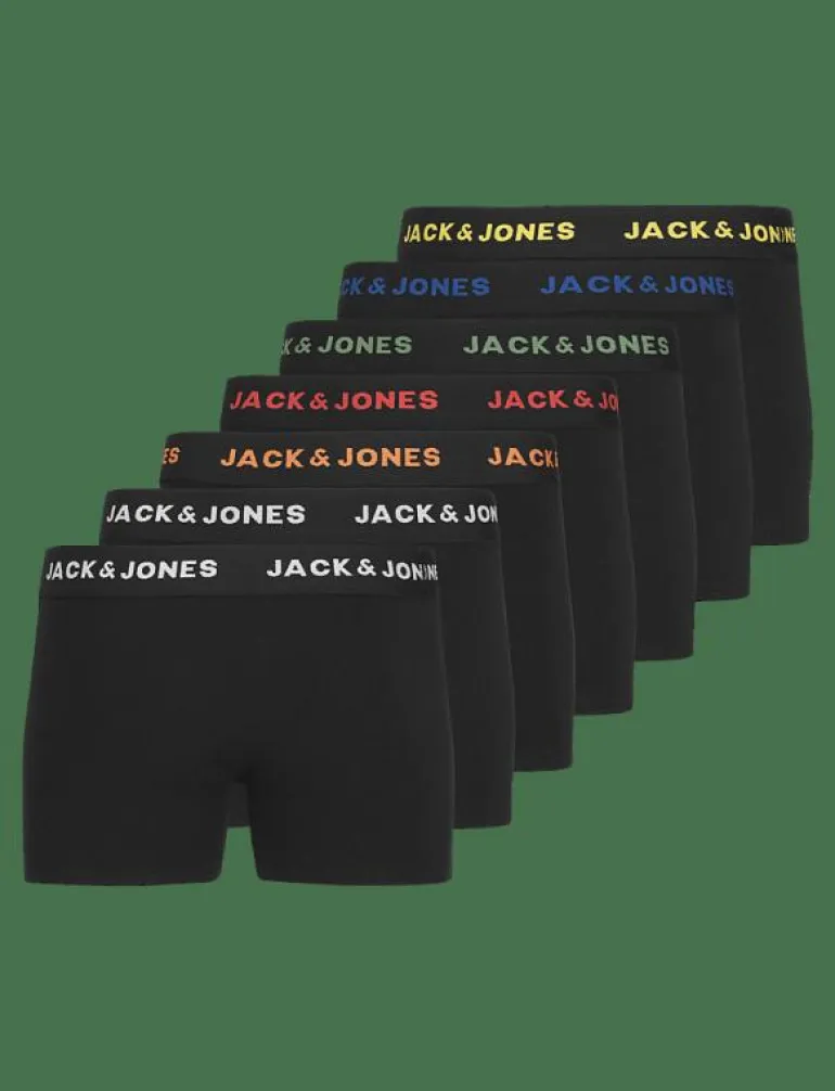 JACBASIC TRUNKS 7 PACK NOOS JNR - Kalsonger
