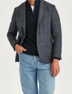 Jersey Wool Casual Jacket - Enkelknäppta kavajer