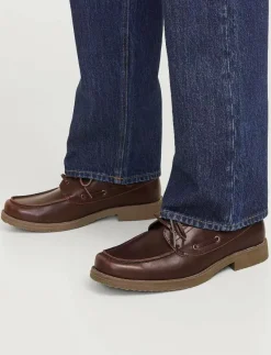 JFWDARTMOOR PU BOAT SHOE - Seglarskor