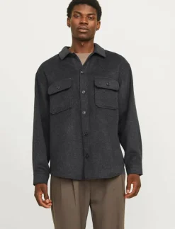 JJEBRADLEY OLLIE OVERSHIRT LS NOOS - Flanellskjortor