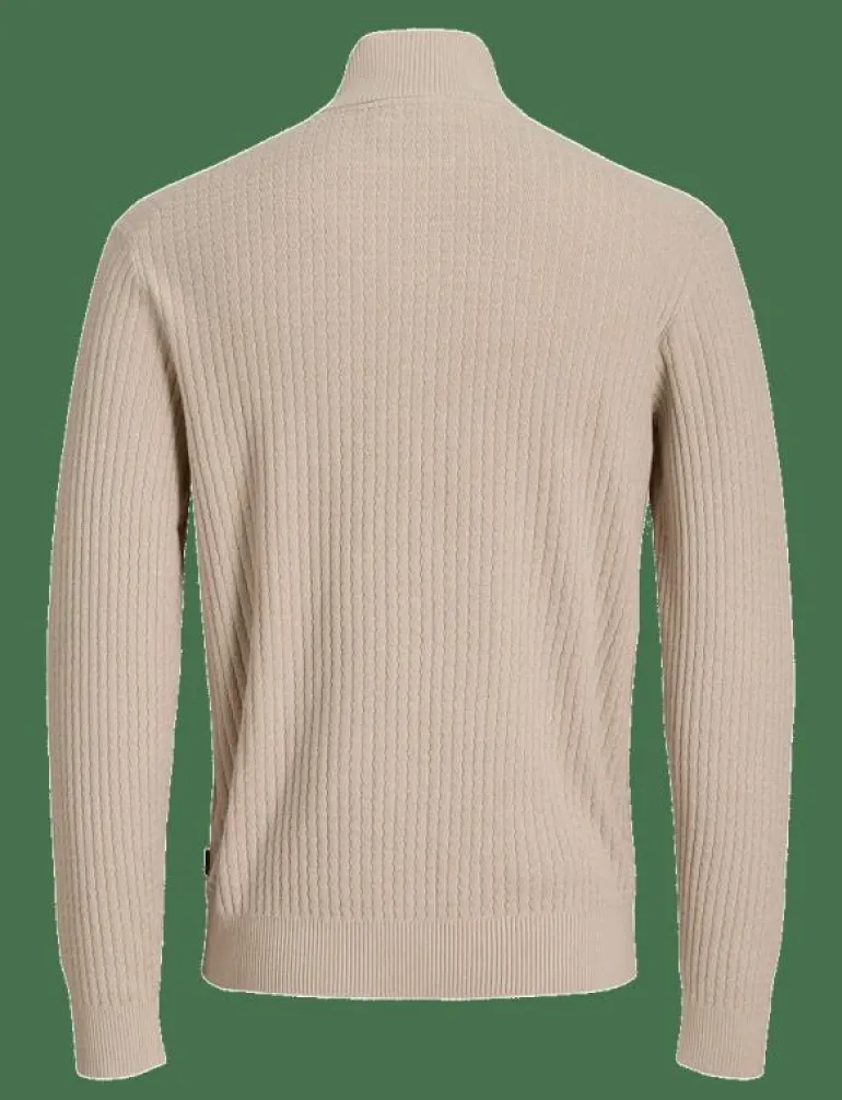 JPRBLUBARKLEY KNIT HALF ZIP JNR - Stickade tröjor