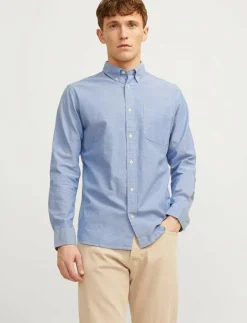 JPRBLUBROOK OXFORD SHIRT L/S NOOS - Oxford-skjortor