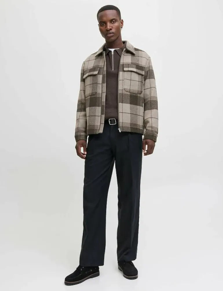 JPRCCRUSSEL WOOL BLEND JACKET SN - Ulljackor