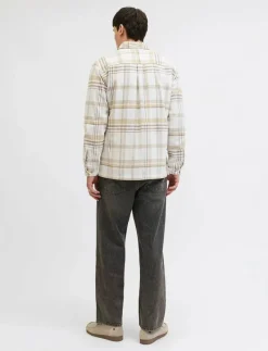 JPRRAYLE MELANGE CHECK L/S OVERSHIRT SN - Jackor & rockar