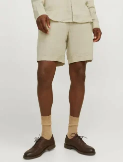 JPSTBILL LAWRENCE LINEN SHORTS MID SN - Linneshorts